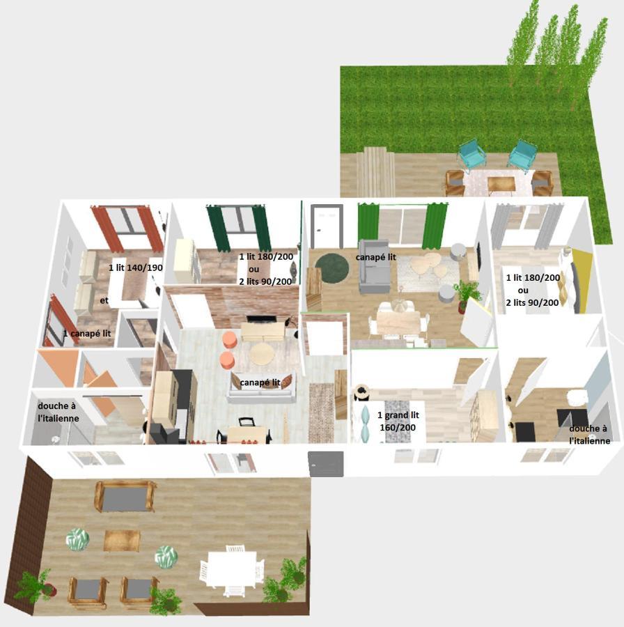 Le Cottage Duo Vigne Rouge Sauna Gaillac Entre Albi-Toulouse & Les Cottages Du Tarn 布朗斯 外观 照片